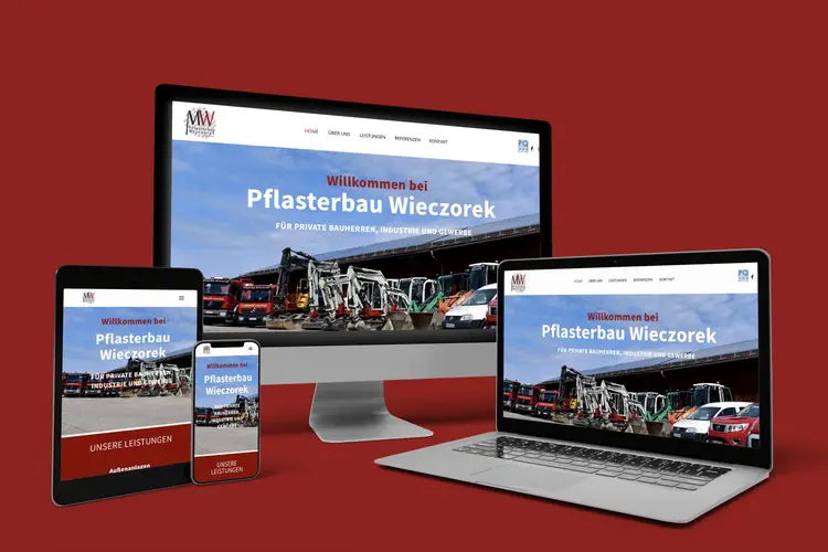 Pflasterbau Wieczorek Webdesign